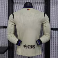 25-26 Barcelona Away Player Version Soccer Jersey Long Sleeve - view 3
