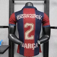 CJ X FC BARCELONA RETRO 2000/01 HOME SKELETON JERSEY - view 3