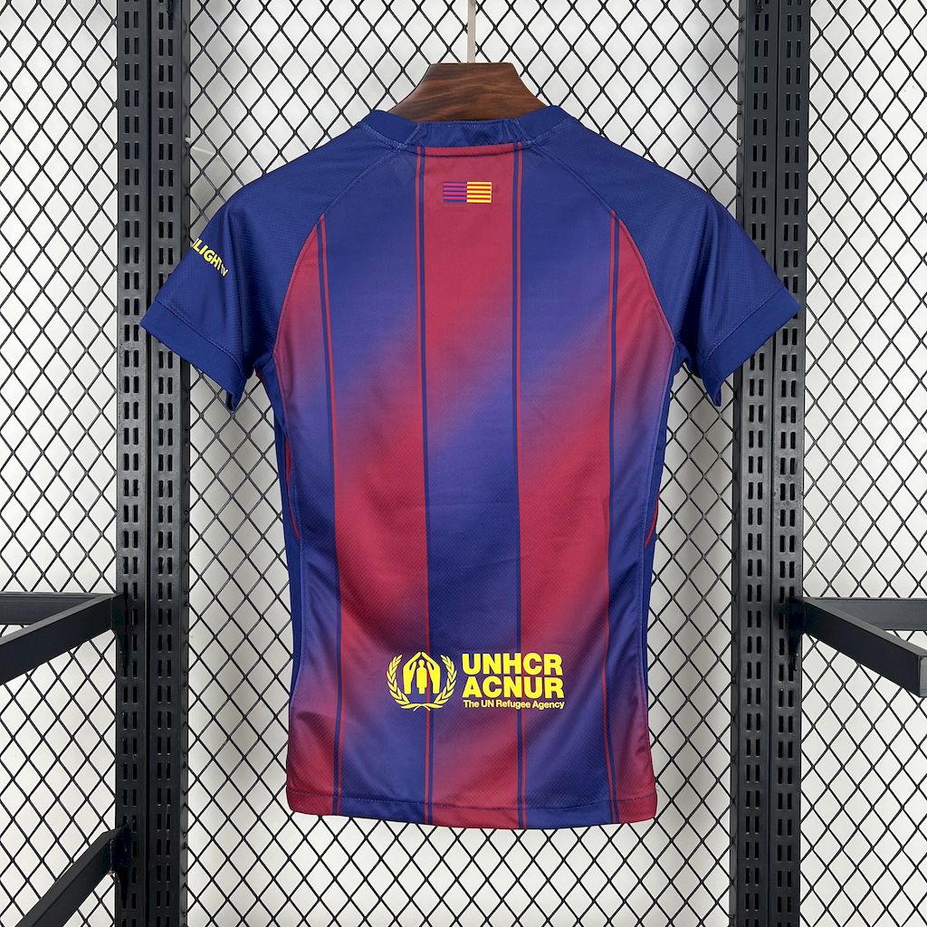 25-26 Barcelona Home Women Soccer Jersey - view 3