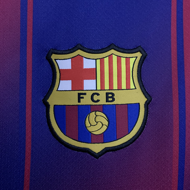 25-26 Barcelona Red Blue Home Soccer Jersey - view 4