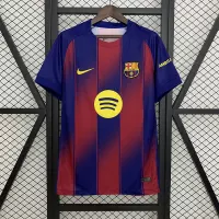 25-26 Barcelona Red Blue Home Soccer Jersey - view 1