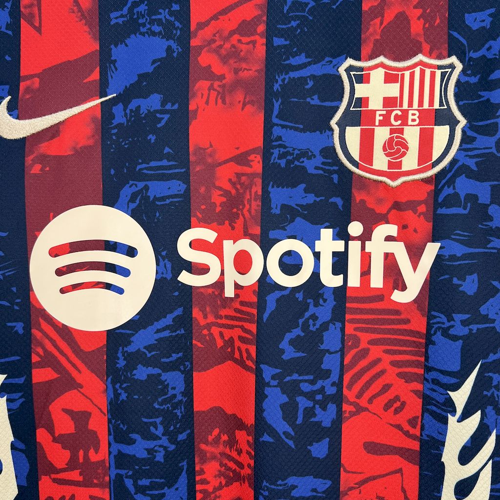 25-26 Barcelona Red-Blue Special Soccer Jersey - view 4
