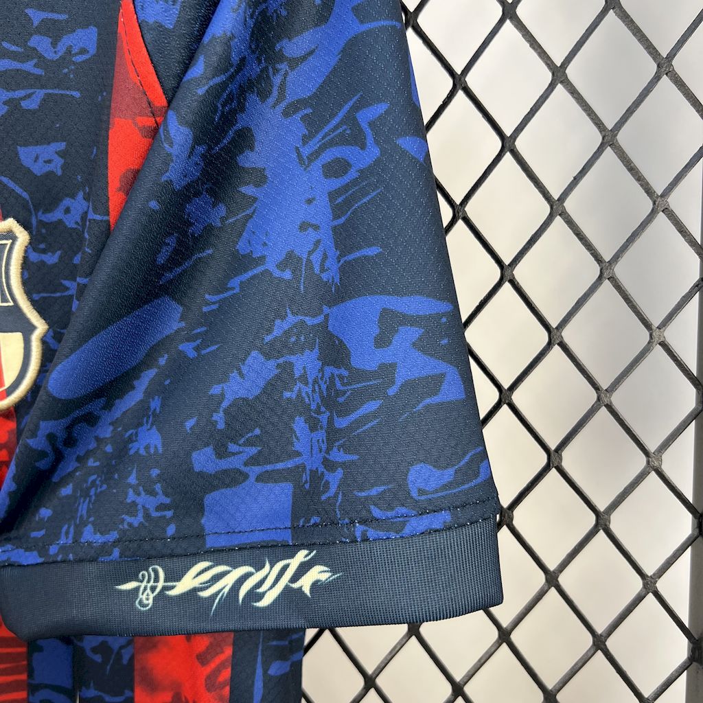 25-26 Barcelona Red-Blue Special Soccer Jersey - view 7