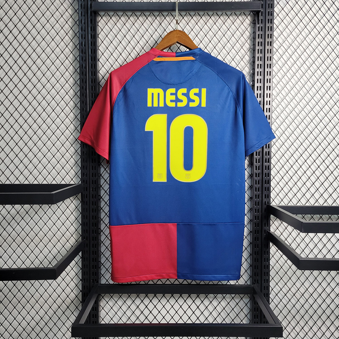 08-09 Barcelona UCL Final Retro Home Jersey - view 13