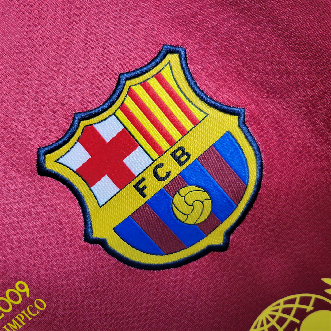 08-09 Barcelona UCL Final Retro Home Jersey - view 8