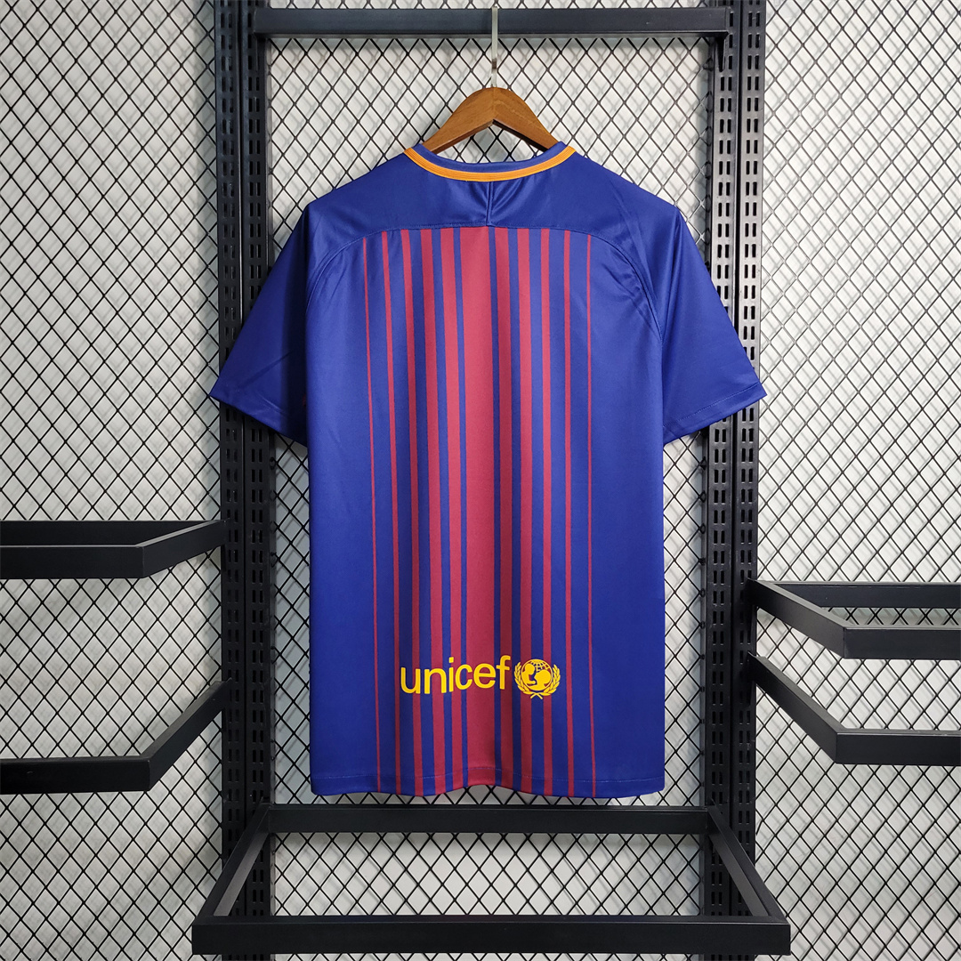 17-18 Barcelona Home Retro Football Jersey - view 3