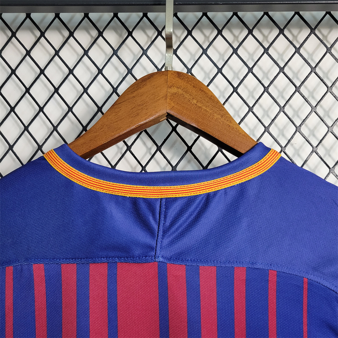 17-18 Barcelona Home Retro Football Jersey - view 11
