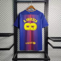 17-18 Barcelona Home Retro Football Jersey - view 6