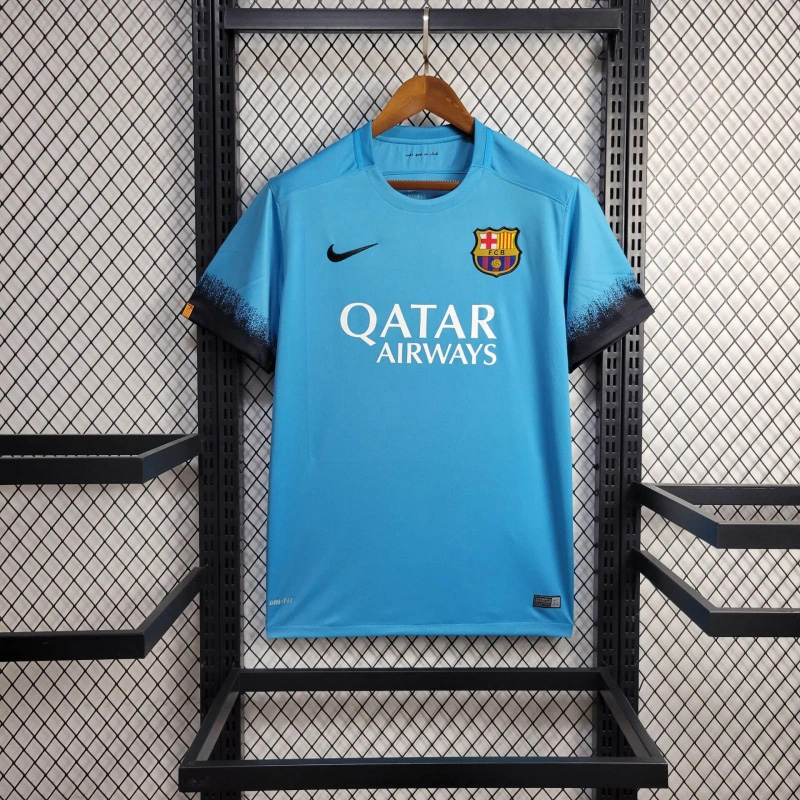 15-16 Barcelona Third Away Retro Jersey - view 9