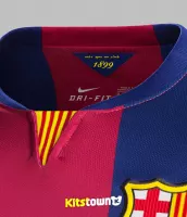 14-15 Barcelona Home Retro Jersey Player Version Long Sleeve - view 11