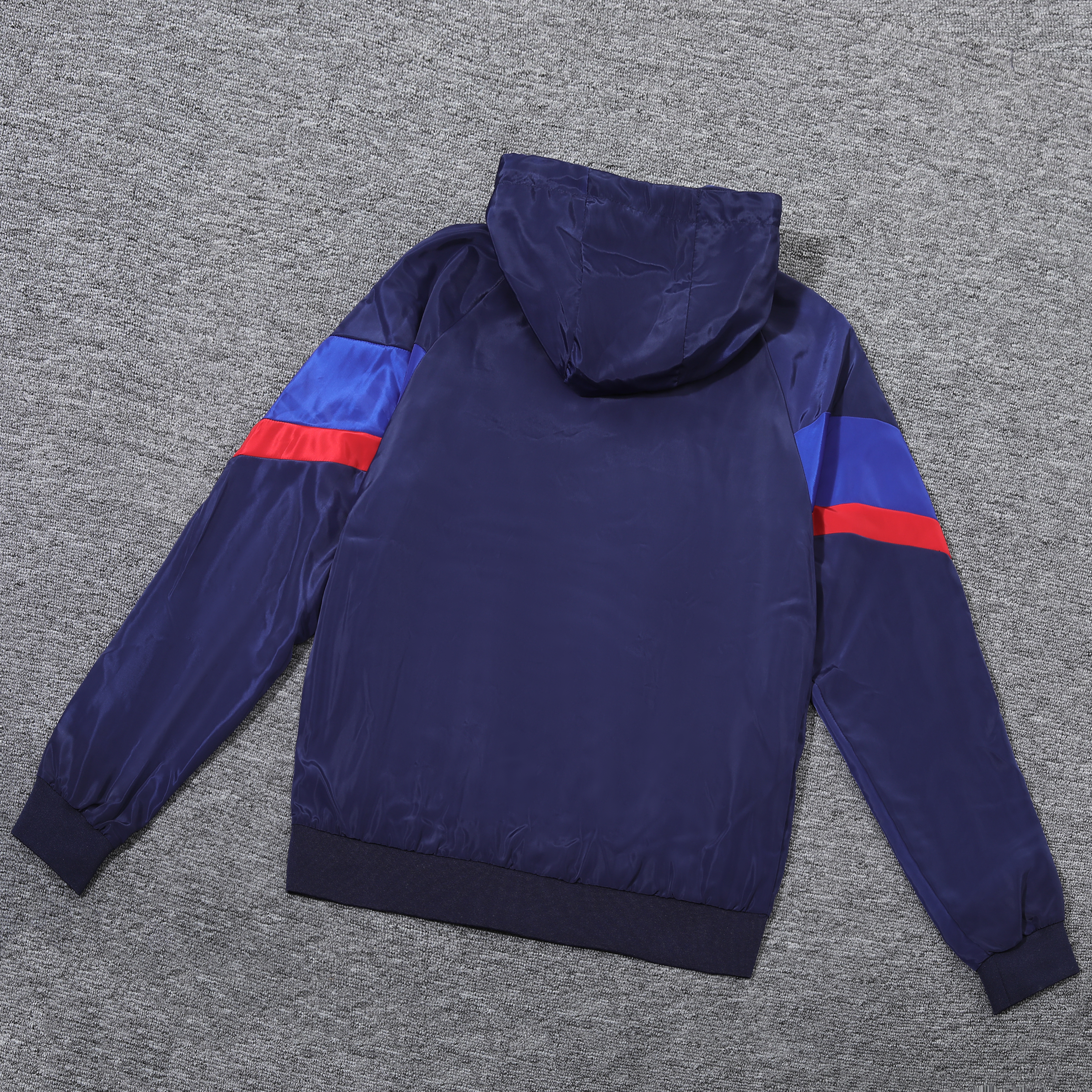 Barcelona Hoodie Sweatshirt Kit(Top+Pants) Red Black Jackets - view 9