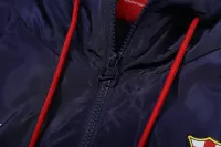 Barcelona Hoodie Sweatshirt Kit(Top+Pants) Red Black Jackets - view 18
