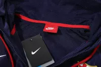 Barcelona Hoodie Sweatshirt Kit(Top+Pants) Red Black Jackets - view 11