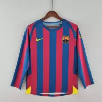 05-06 Barcelona Home Retro Jersey Long Sleeve - view 1