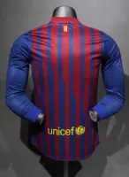 11-12 Barcelona Home Retro Jersey Player Edition Long Sleeve - view 3