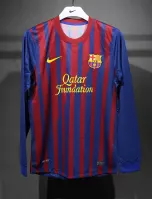 11-12 Barcelona Home Retro Jersey Player Edition Long Sleeve - view 13