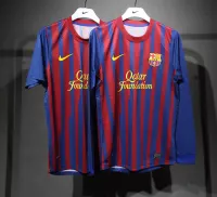 11-12 Barcelona Home Retro Jersey Player Edition Long Sleeve - view 7