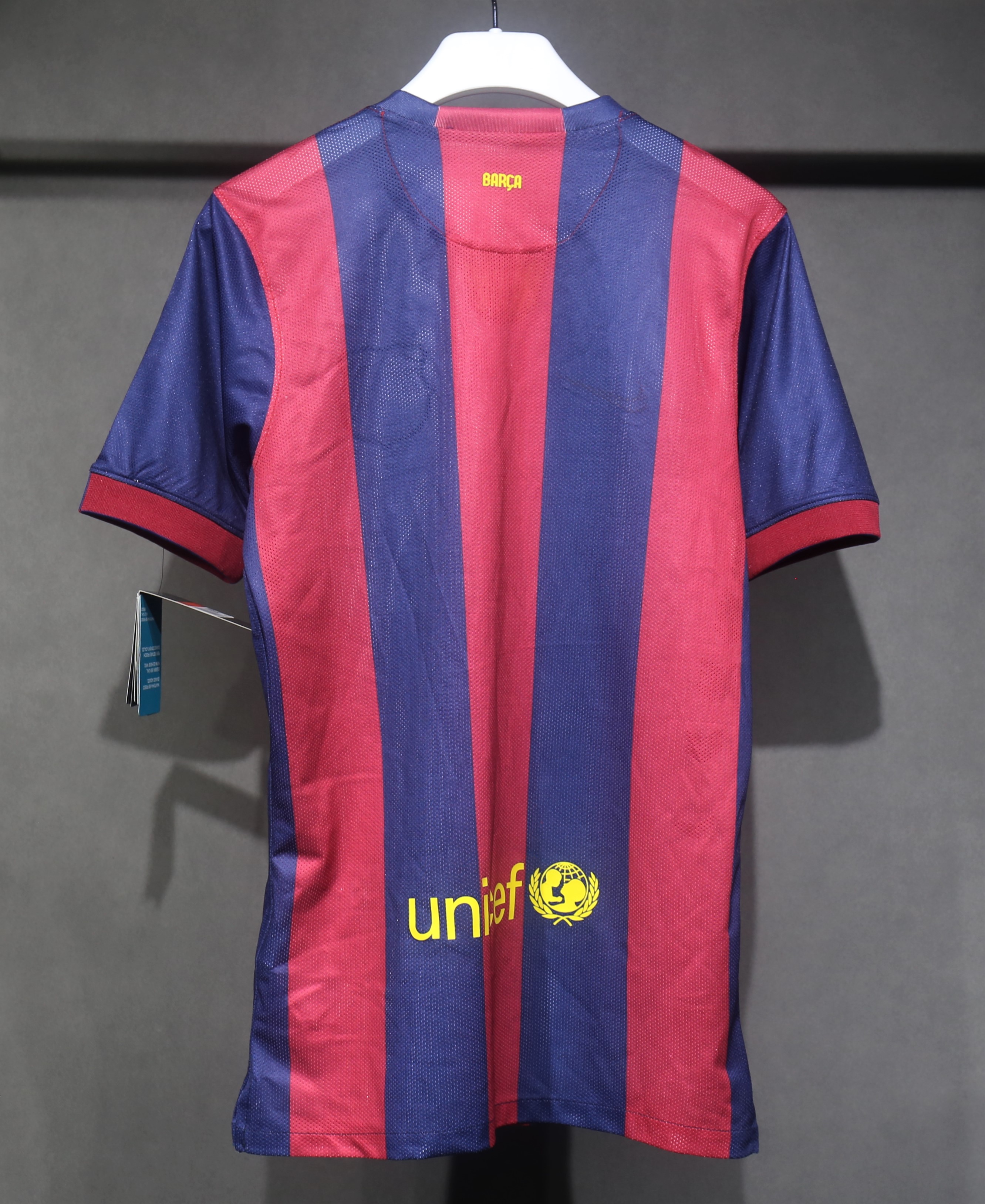 14-15 Barcelona Home Retro Jersey Player Version - view 8