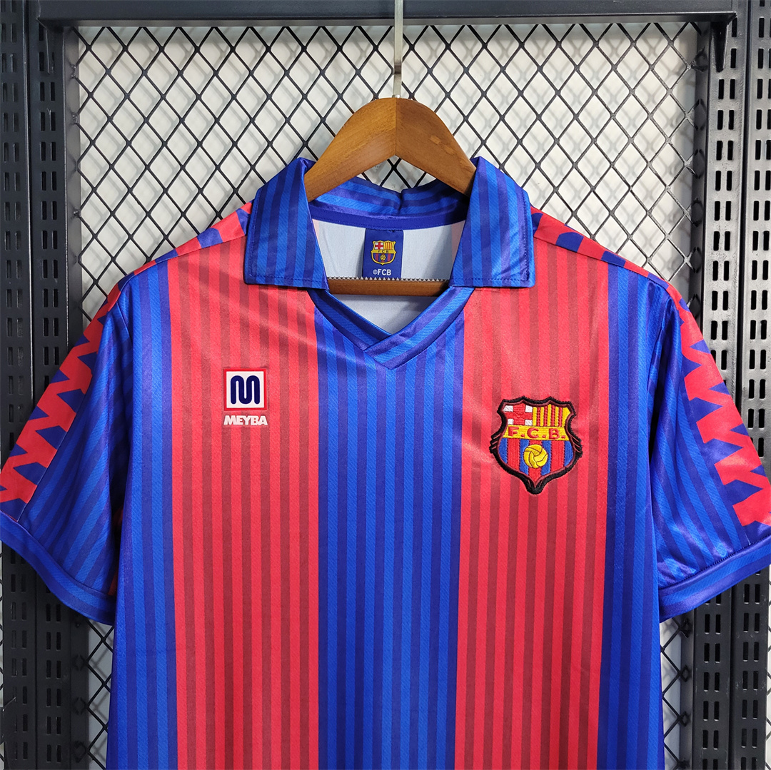 91-92 Barcelona Home Retro Jersey - view 8