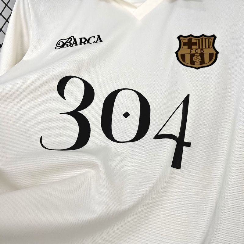 24-25 Barcelona LAMINE YAMAL White Soccer Jersey - view 5