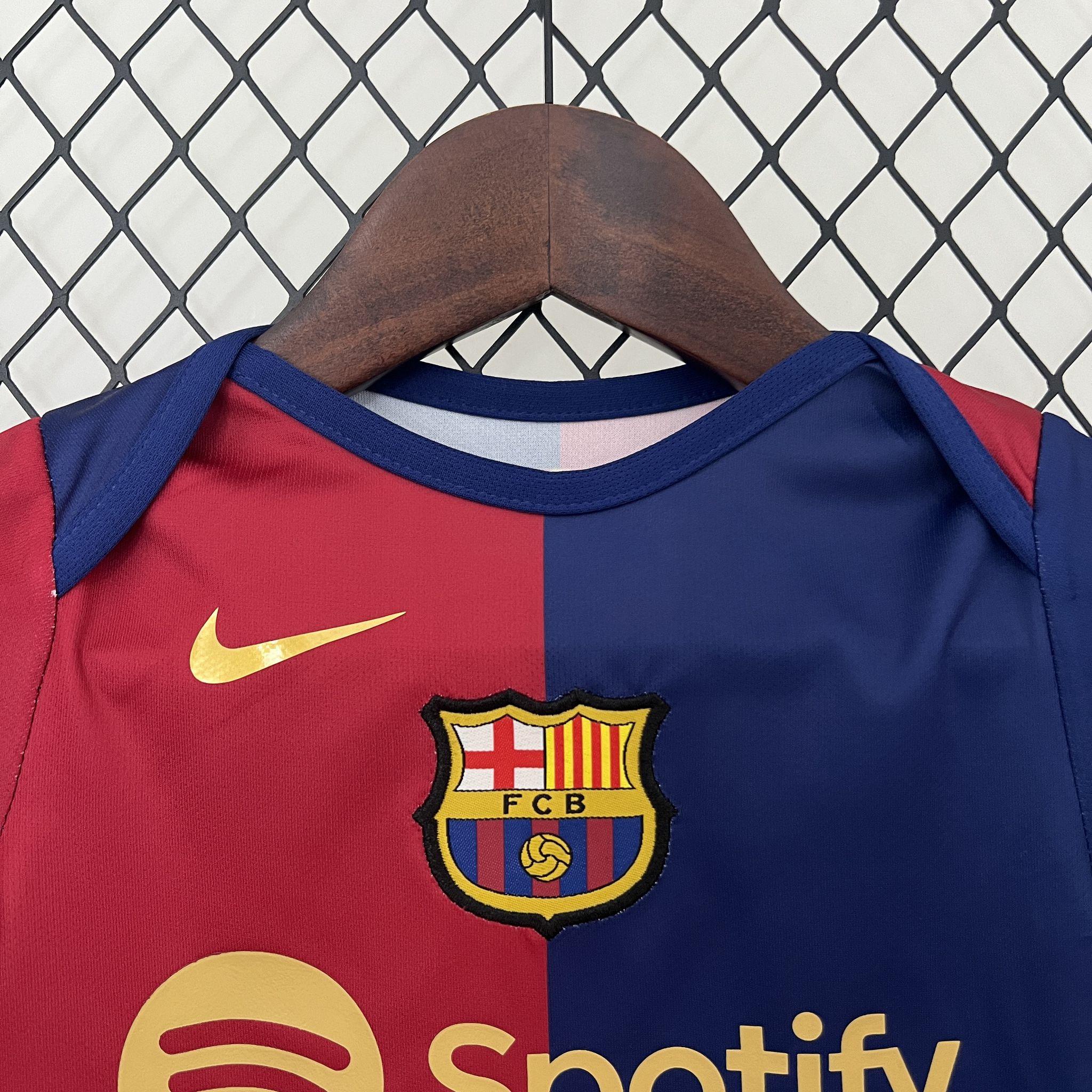 24-25 Barcelona Home Baby Shirt - view 4