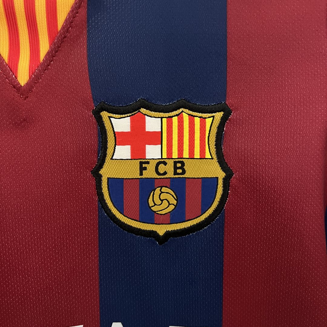 14-15 Barcelona Home Retro Kids Kit Jersey+Shorts - view 6