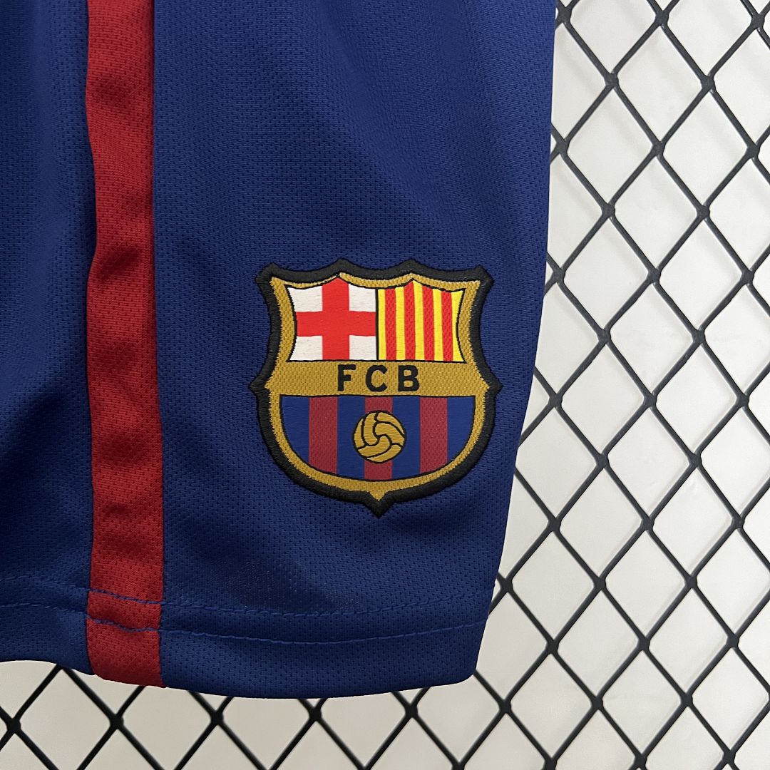 14-15 Barcelona Home Retro Kids Kit Jersey+Shorts - view 10