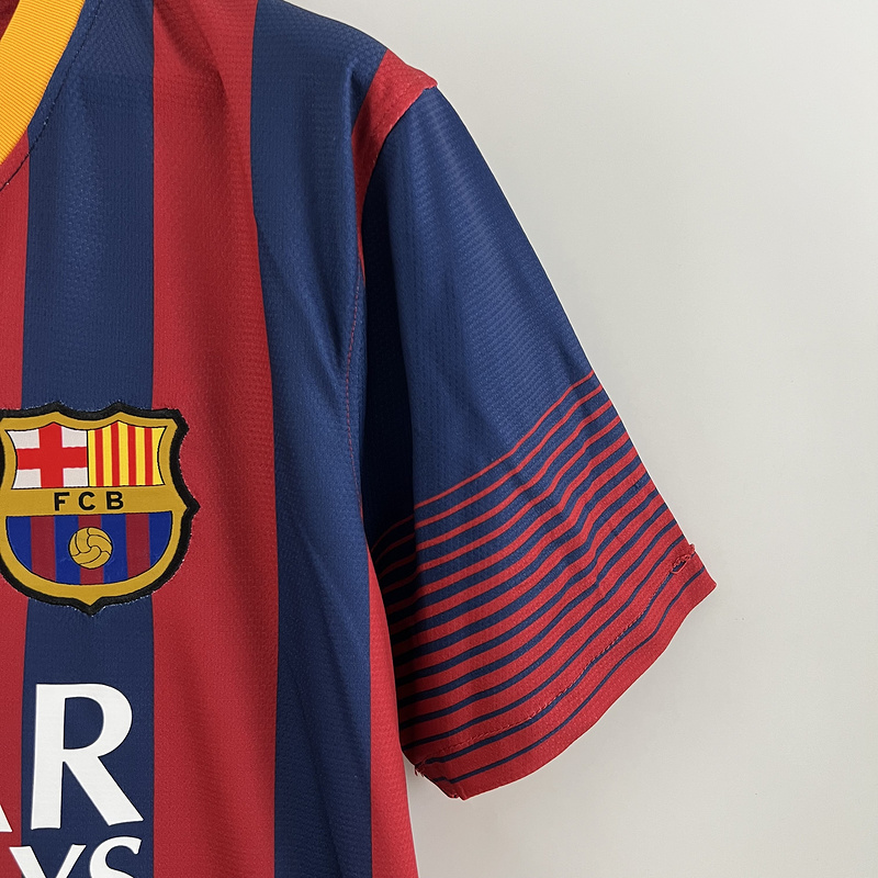 13-14 Barcelona Home Retro Jersey - view 9