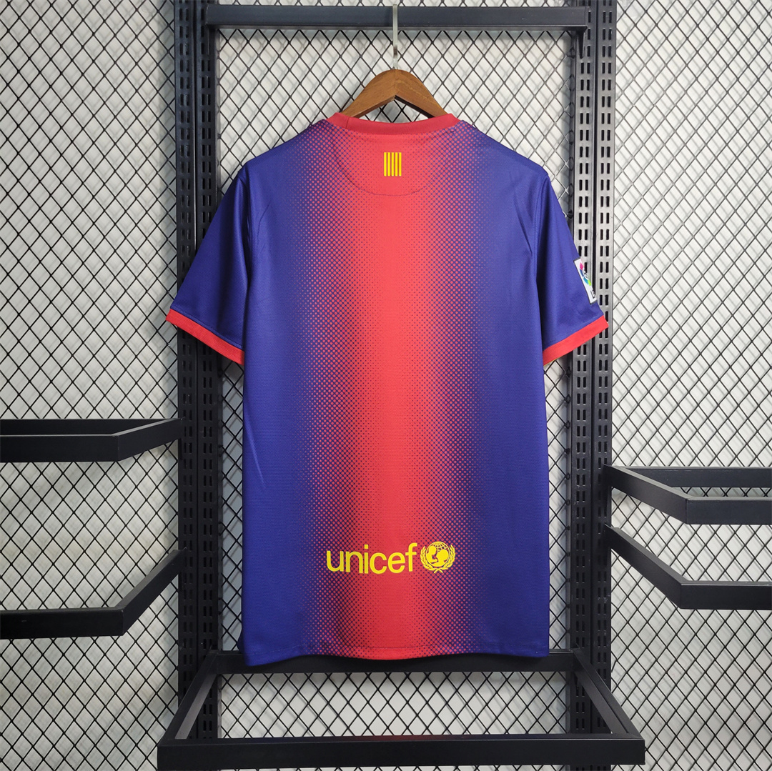 12-13 Barcelona Home Retro Jersey - view 3