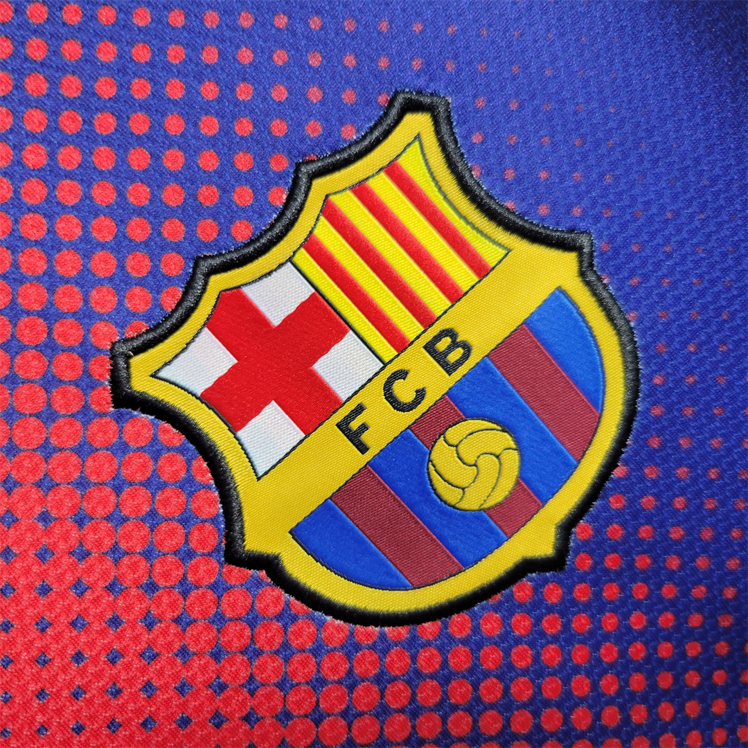 12-13 Barcelona Home Retro Jersey - view 11