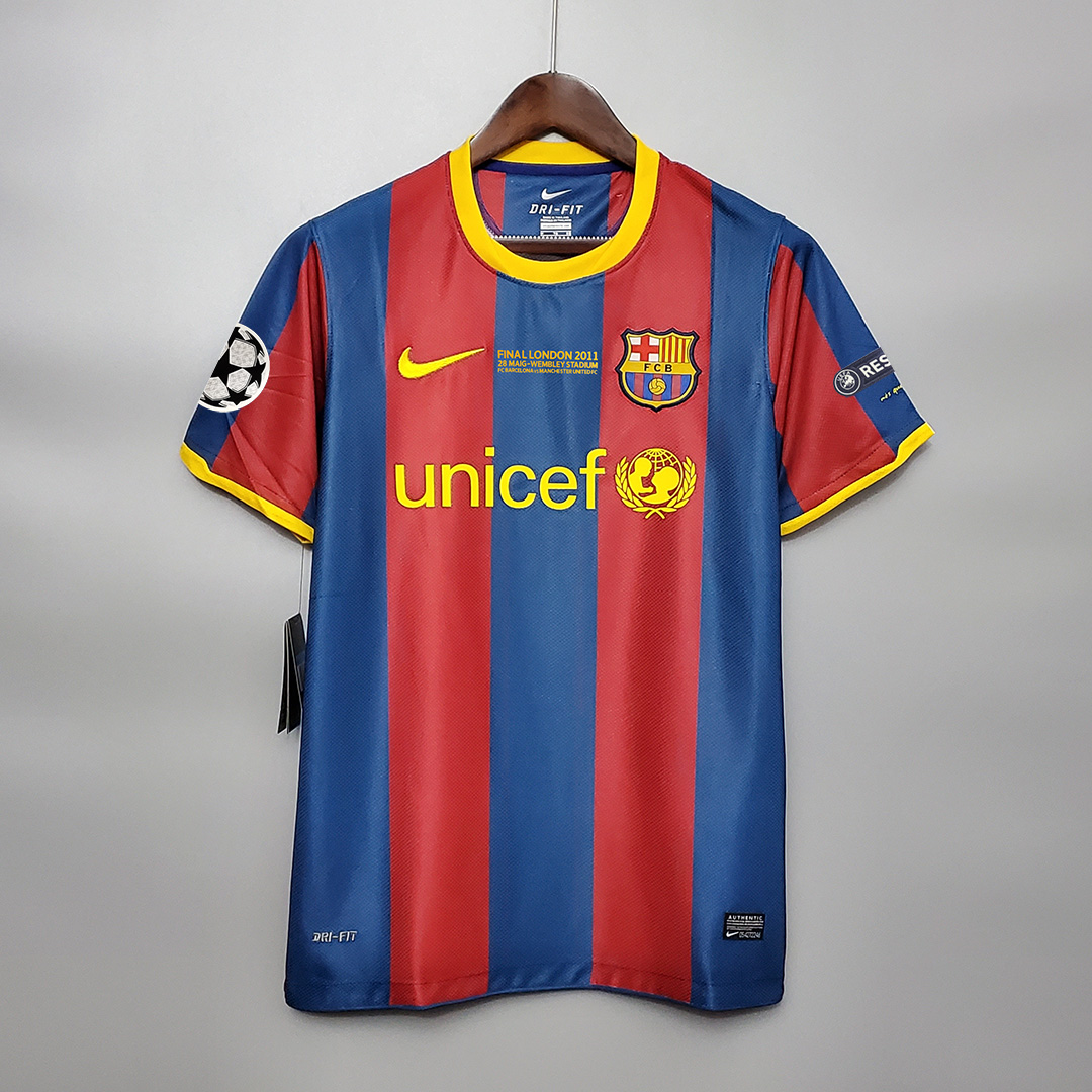 10-11 Barcelona Home Retro Jersey - view 4