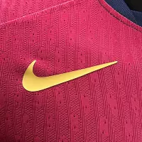 24-25 Barcelona Home Soccer Jersey Player Edition Long Sleeve - view 4
