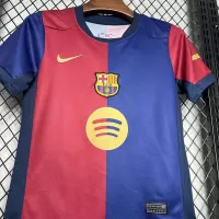 24-25 Barcelona Home Kids Kit Soccer Jersey+Shorts - view 5