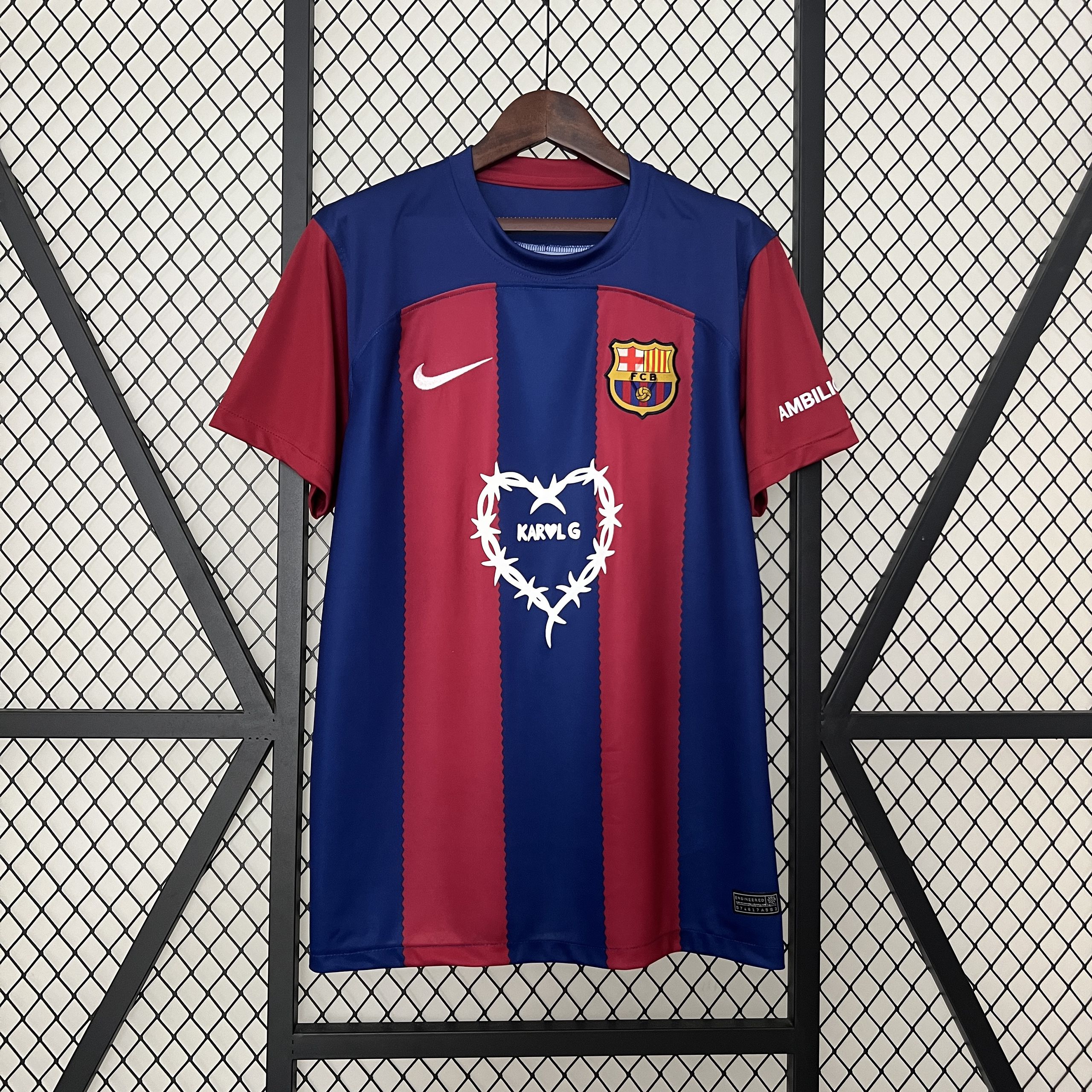 23-24 Barcelona Home Karol G Clásico Special Edition Kit Jerseys