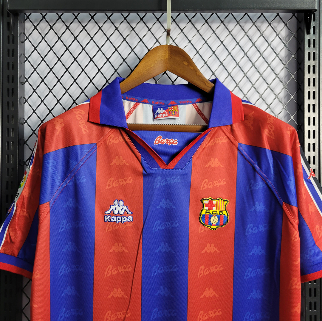 96-97 Barcelona Home Retro Jersey - view 6