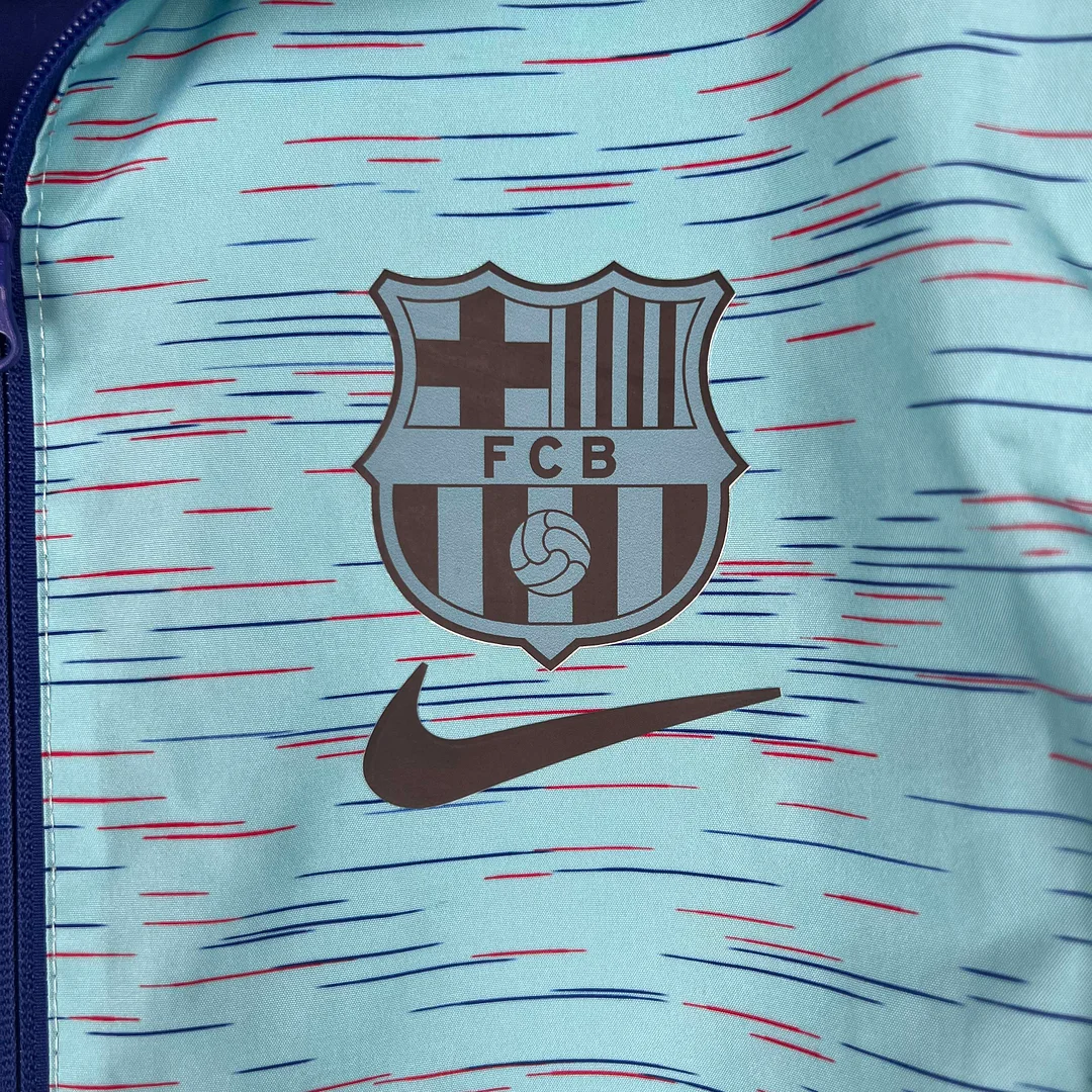 2023/2024 Barcelona Reversible Windbreaker Blue Soccer Jersey 1:1 Thai Quality - view 14