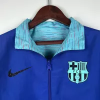 2023/2024 Barcelona Reversible Windbreaker Blue Soccer Jersey 1:1 Thai Quality - view 4