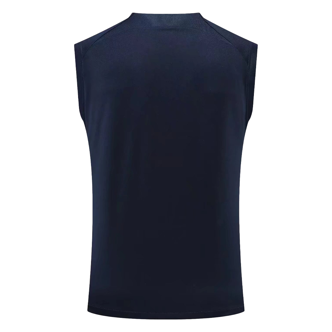 Barcelona Sleeveless Training Kit (Top+Shorts) Black 2022/23 - view 8