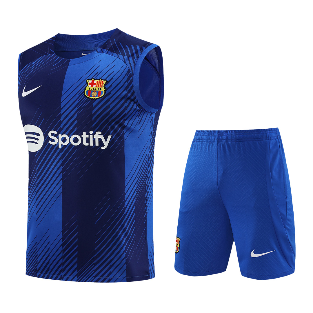 Barcelona Sleeveless Training Kit (Top+Shorts) 2023/24 - view 8