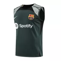 Barcelona Sleeveless Training Kit (Top+Shorts) Black 2023/24 - view 4