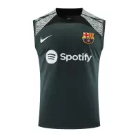 Barcelona Sleeveless Training Kit (Top+Shorts) Black 2023/24 - view 10