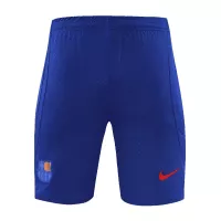 Barcelona Sleeveless Training Kit (Top+Shorts) Purple 2023/24 - view 3