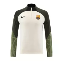 Barcelona Zipper Sweatshirt Kit(Top+Pants) White 2023/24 - view 3