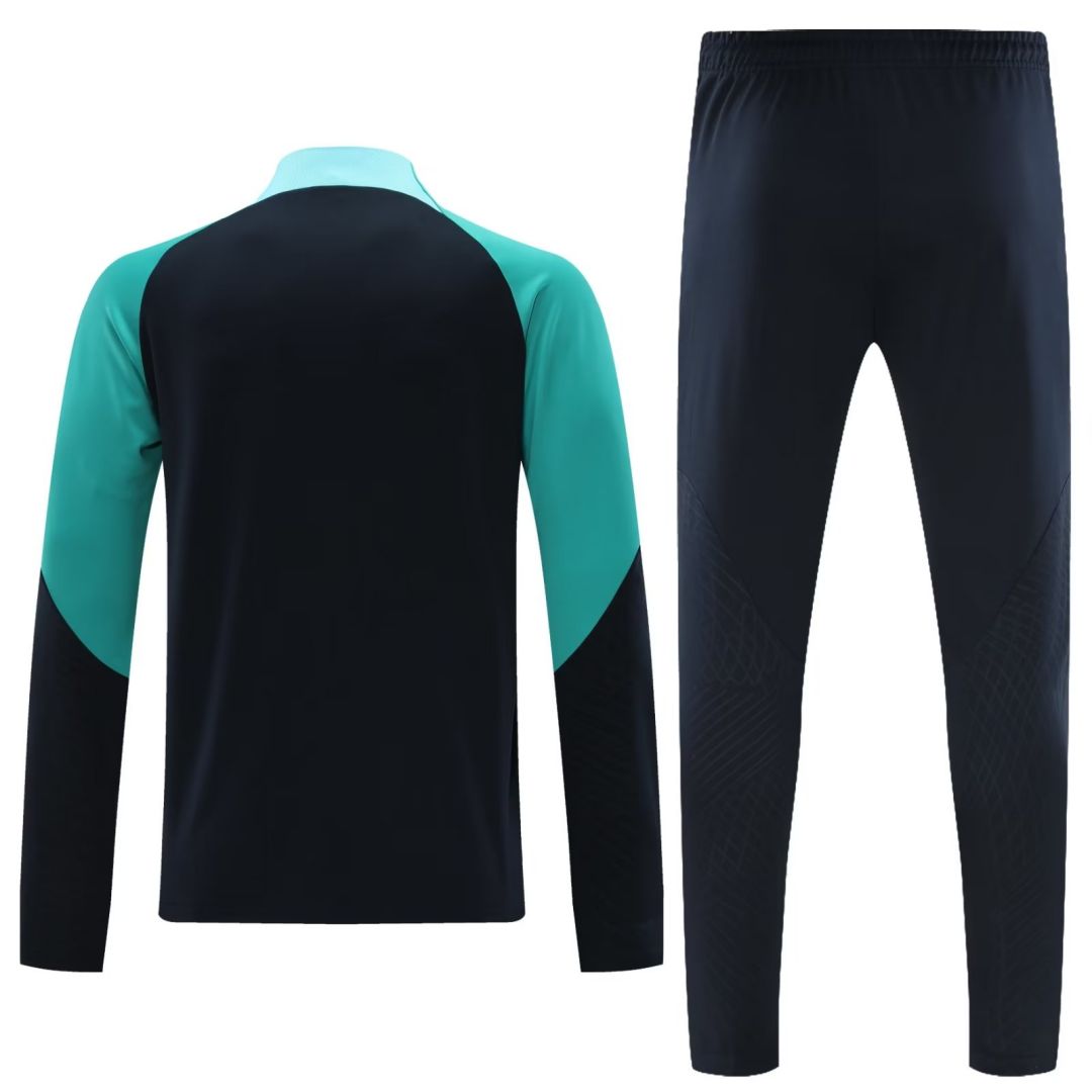 Barcelona Zipper Sweatshirt Kit(Top+Pants) Navy 2023/24 - view 3