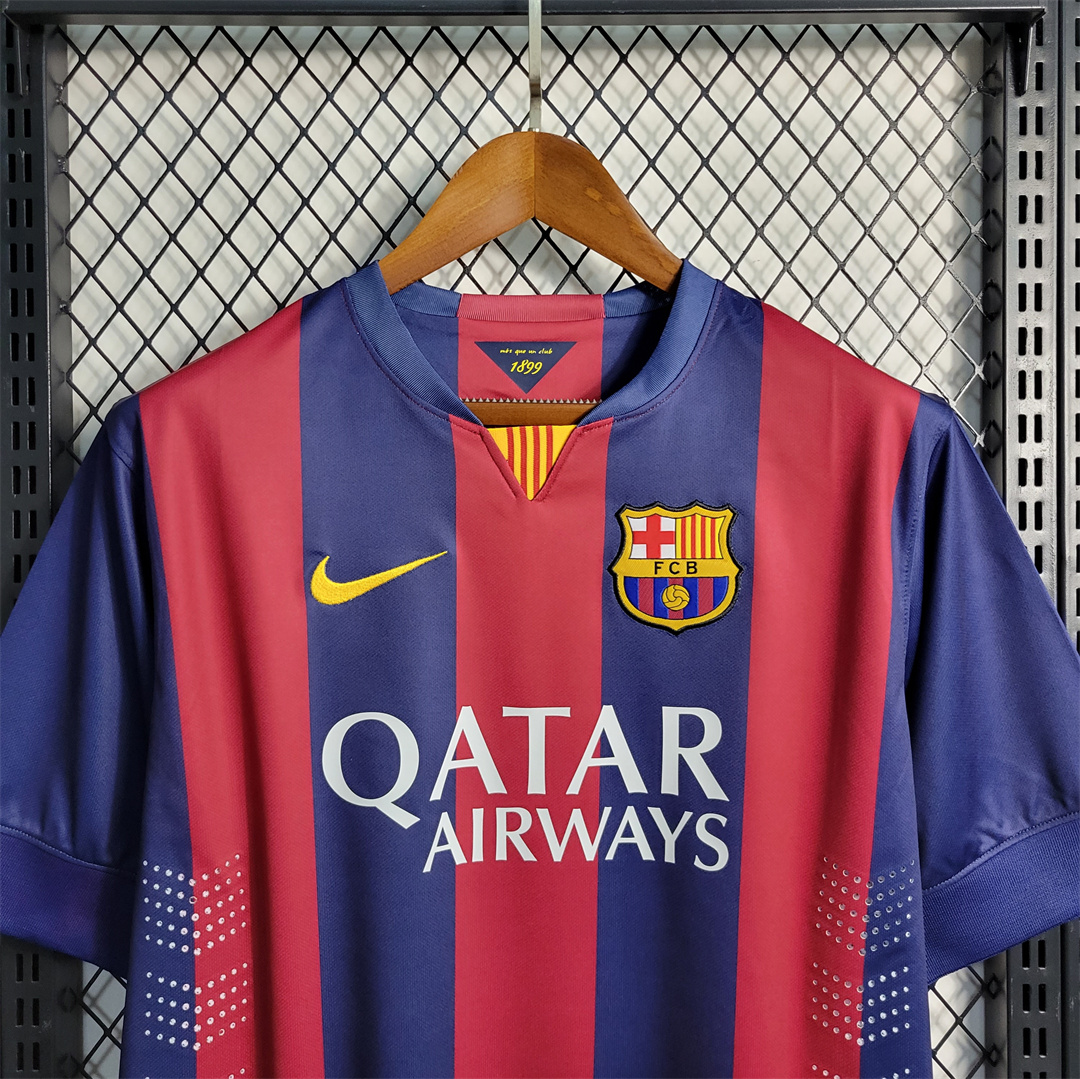 14-15 Barcelona Home Retro Jersey - view 3