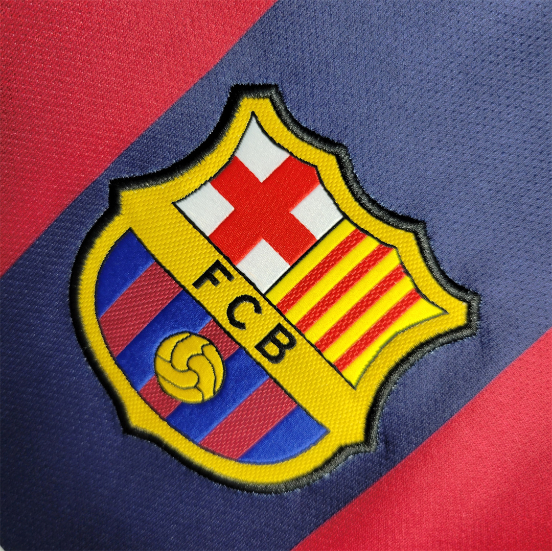 14-15 Barcelona Home Retro Jersey - view 12