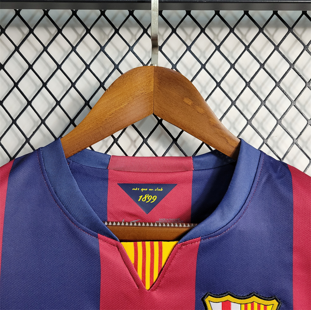 14-15 Barcelona Home Retro Jersey - view 4