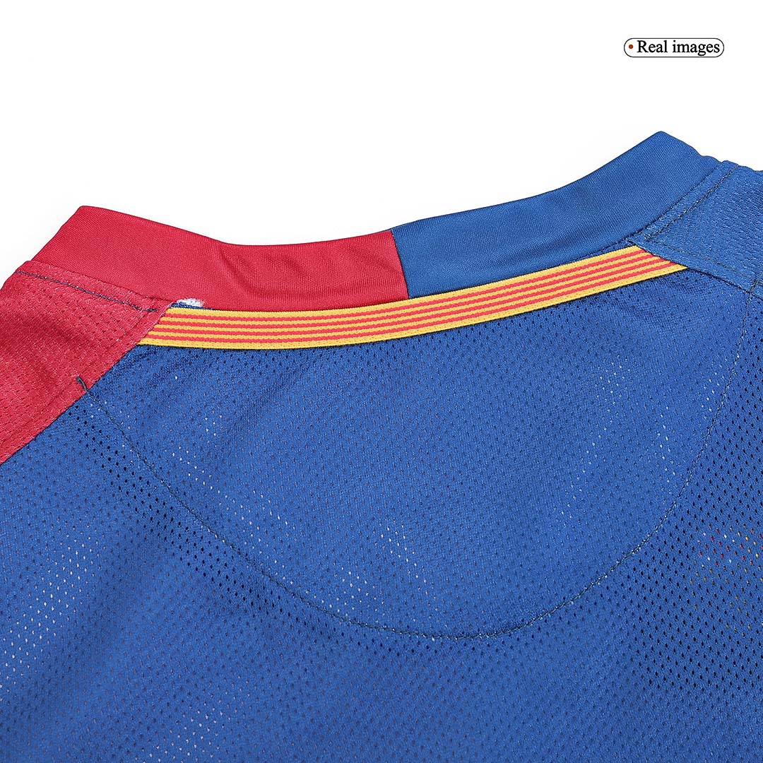 08-09 Barcelona UCL Final Retro Home Long Sleeve Jersey - view 12