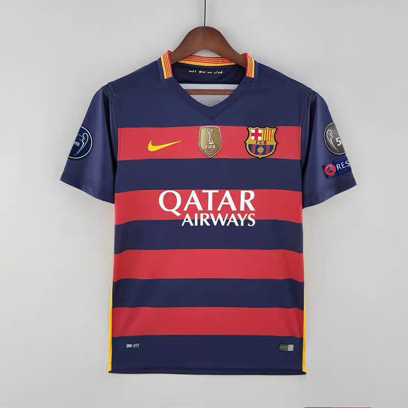 15-16 Barcelona Home Retro Jersey - view 13