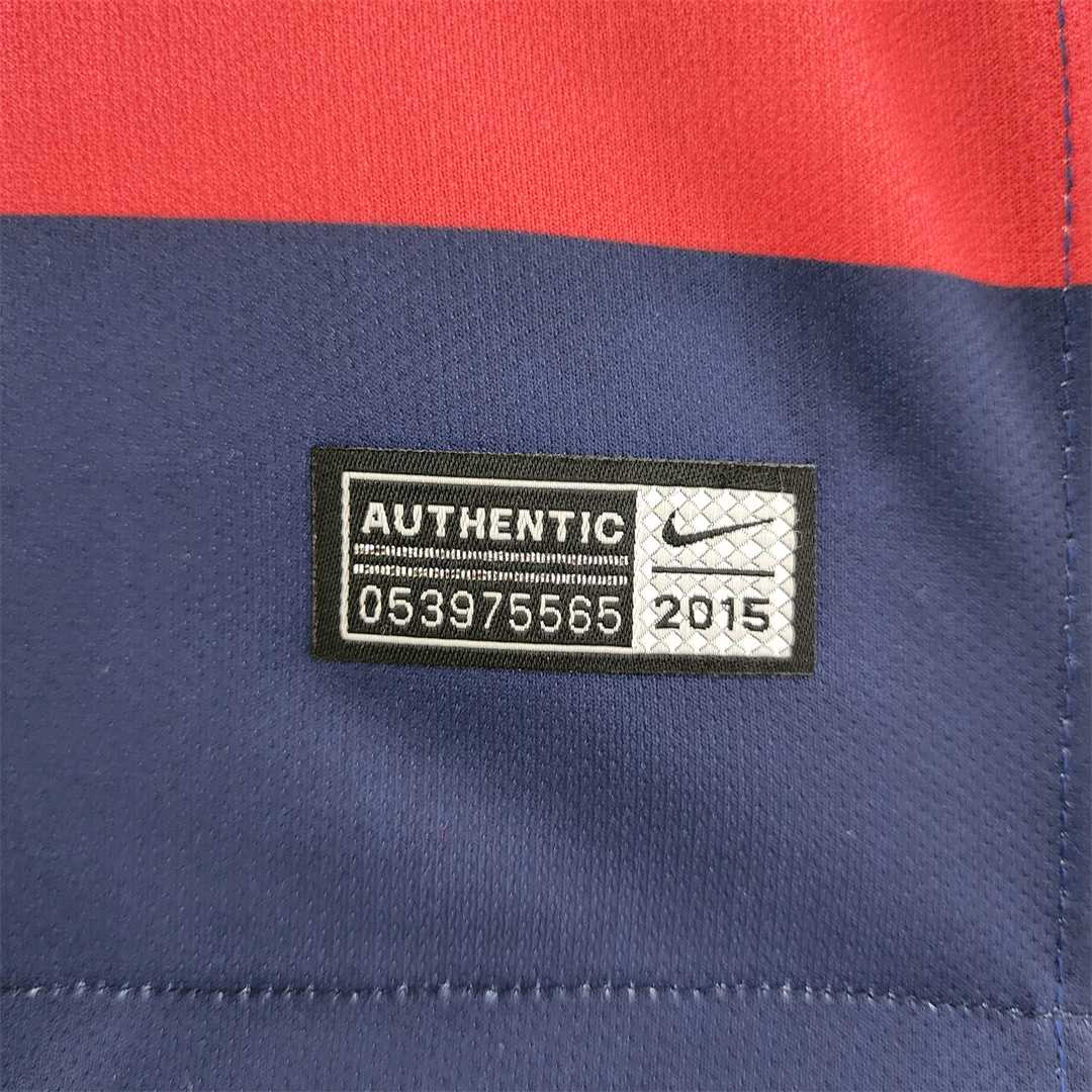 15-16 Barcelona Home Retro Jersey - view 9